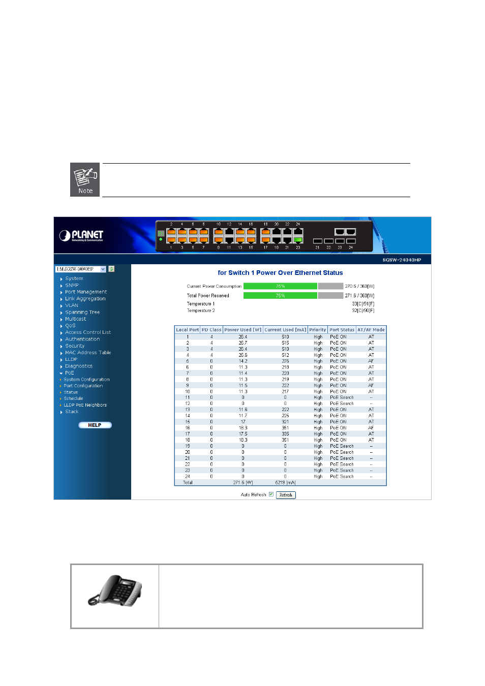 1 power over ethernet powered device | PLANET SGSW-24040 User Manual | Page 310 / 567