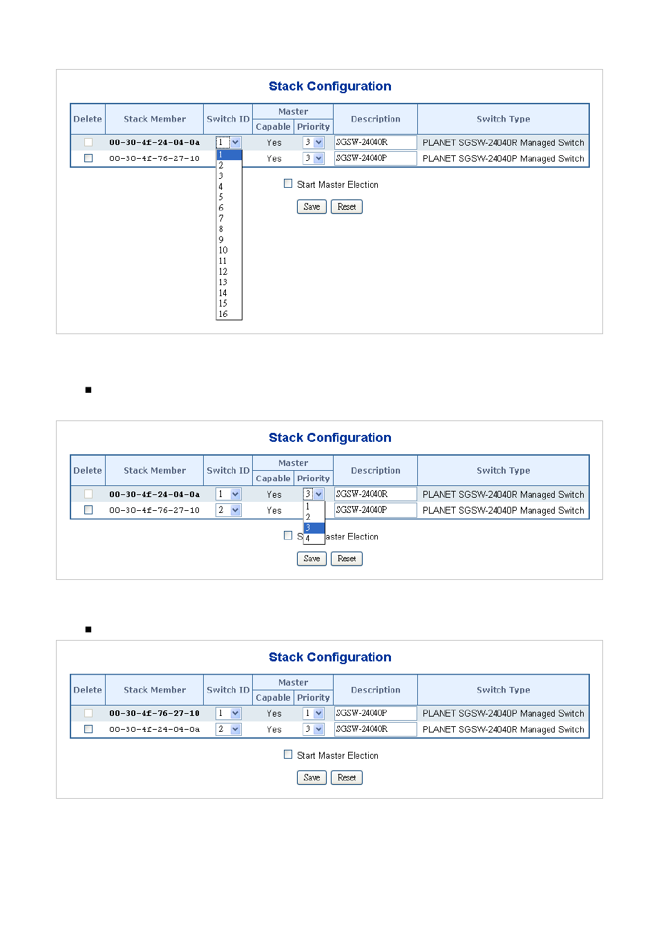 PLANET SGSW-24040 User Manual | Page 332 / 567