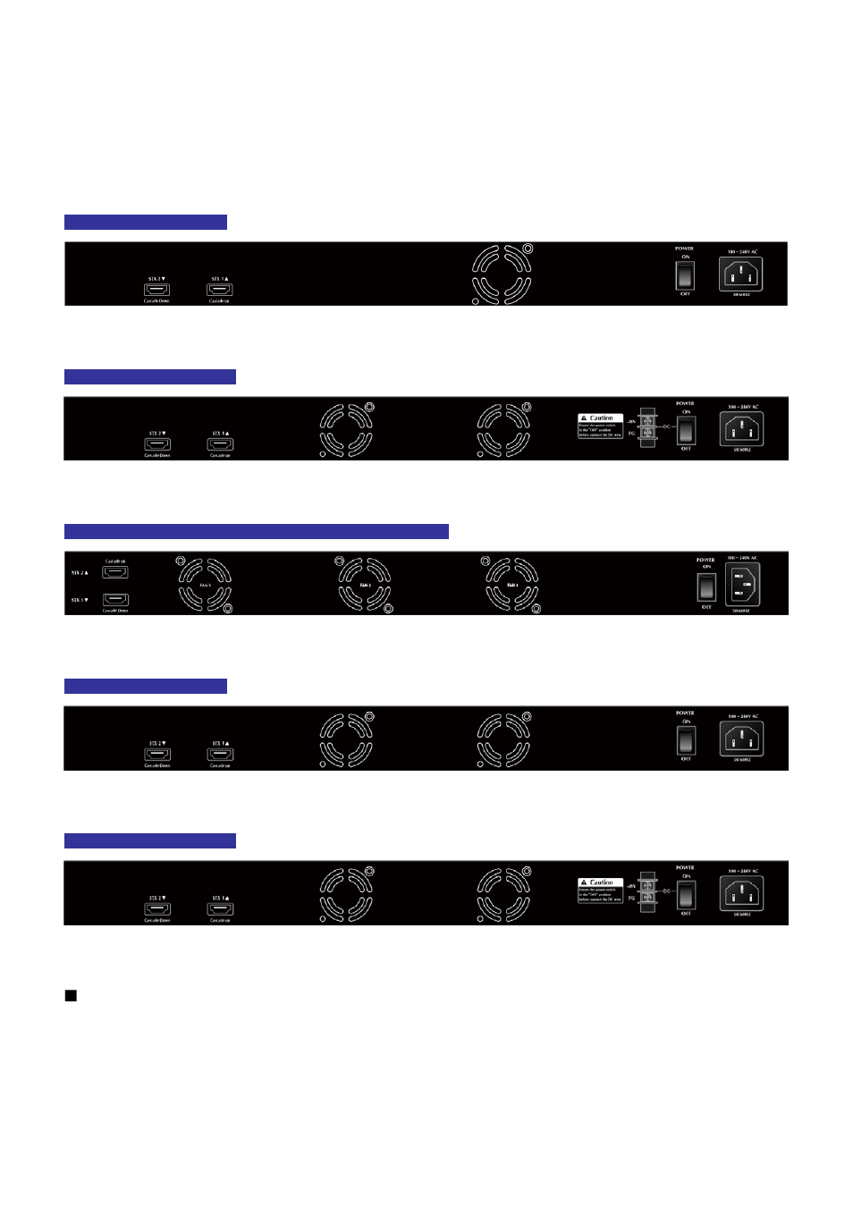 3 switch rear panel | PLANET SGSW-24040 User Manual | Page 40 / 567
