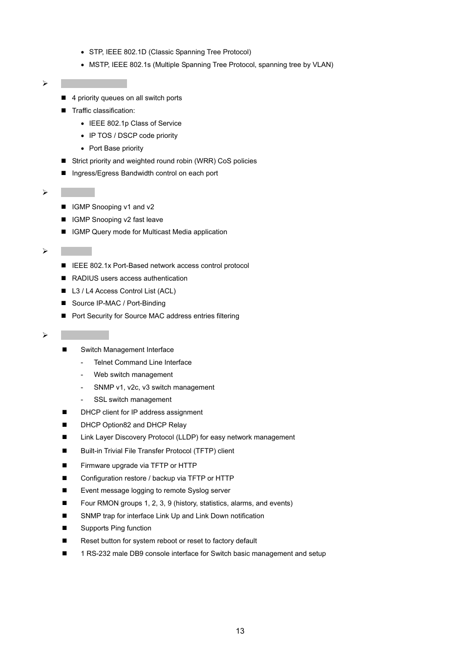 PLANET VC-2400MR48 User Manual | Page 13 / 217