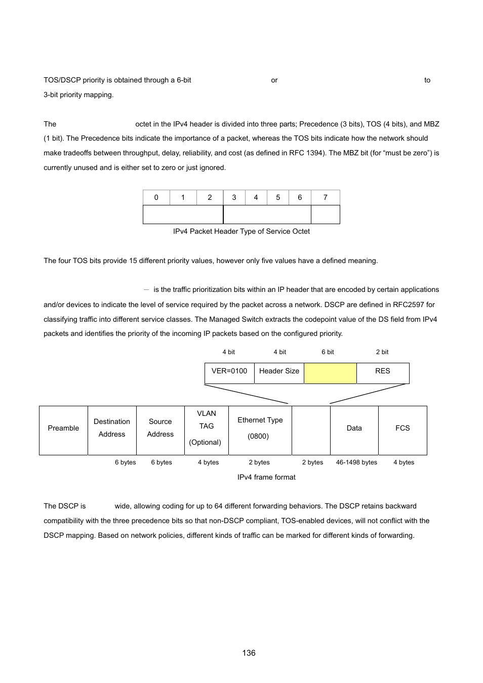 3 tos/dscp | PLANET VC-2400MR48 User Manual | Page 136 / 217