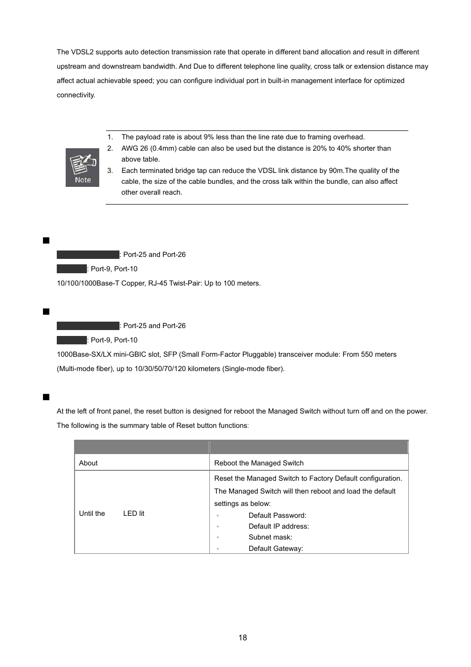 PLANET VC-2400MR48 User Manual | Page 18 / 217
