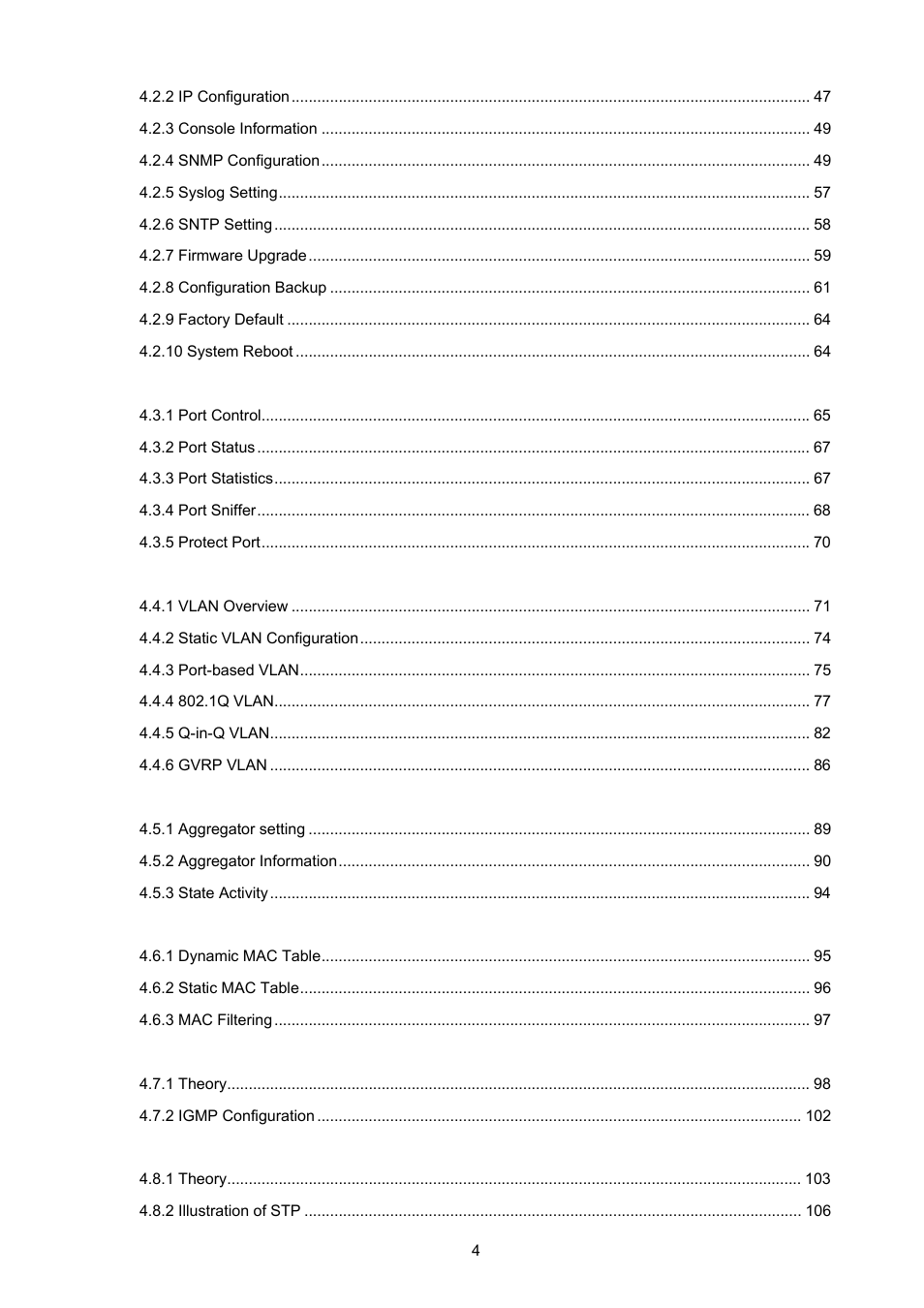 PLANET VC-2400MR48 User Manual | Page 4 / 217