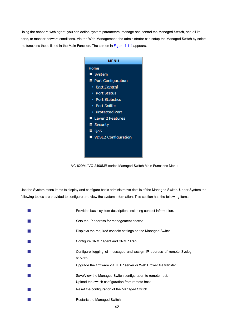 2 system | PLANET VC-2400MR48 User Manual | Page 42 / 217