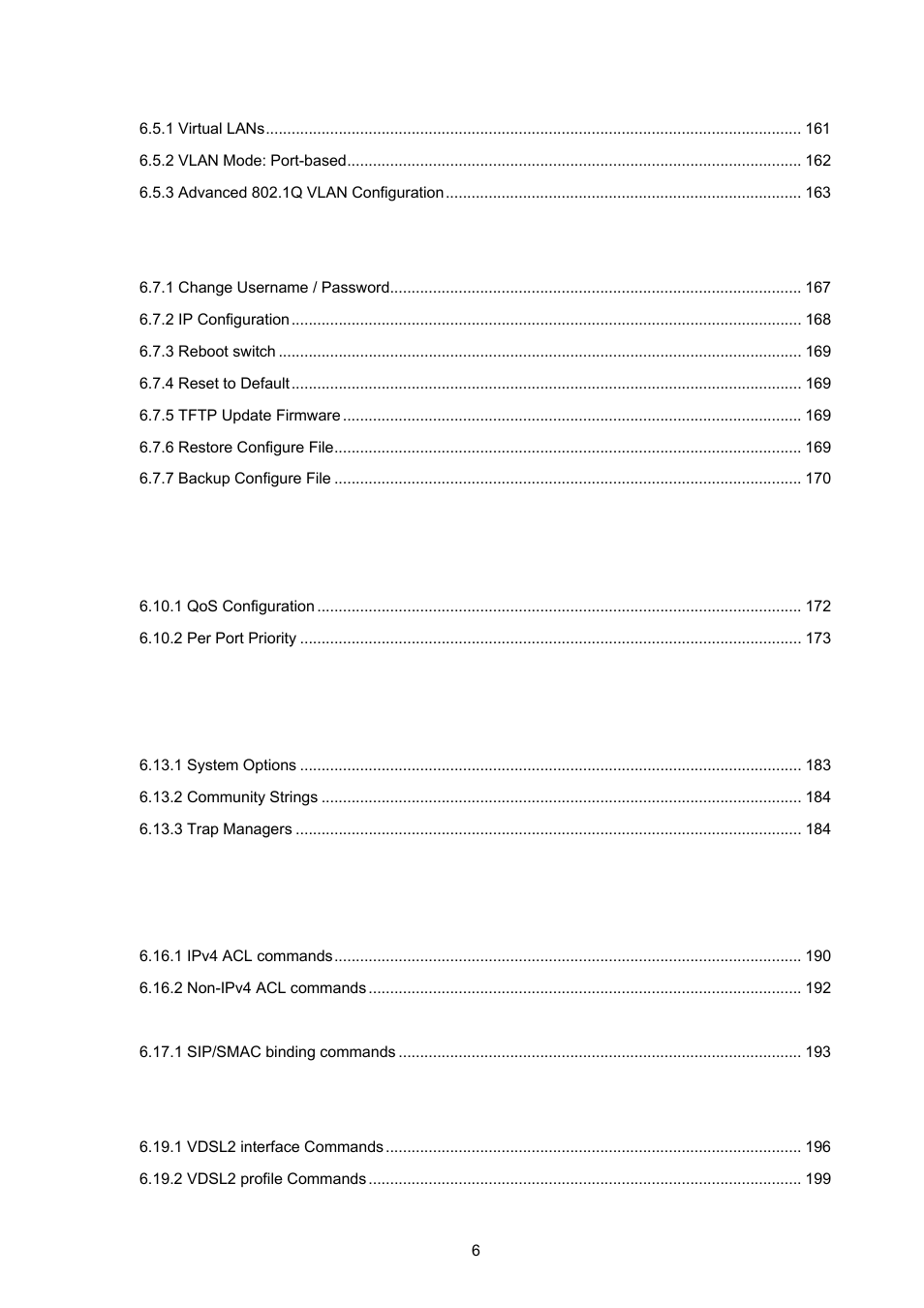 PLANET VC-2400MR48 User Manual | Page 6 / 217