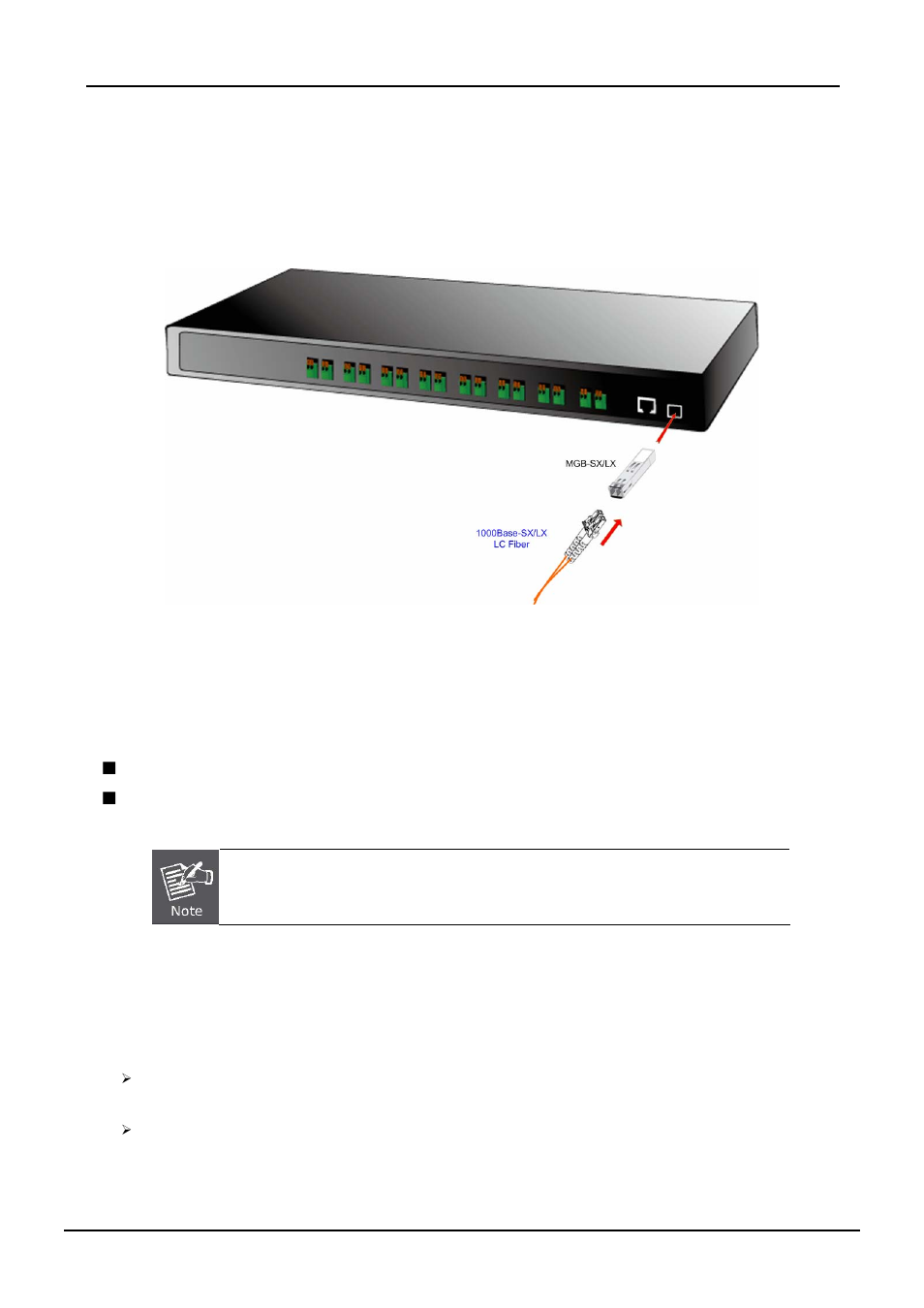 3 installing the sfp transceiver | PLANET VC-810S User Manual | Page 16 / 82