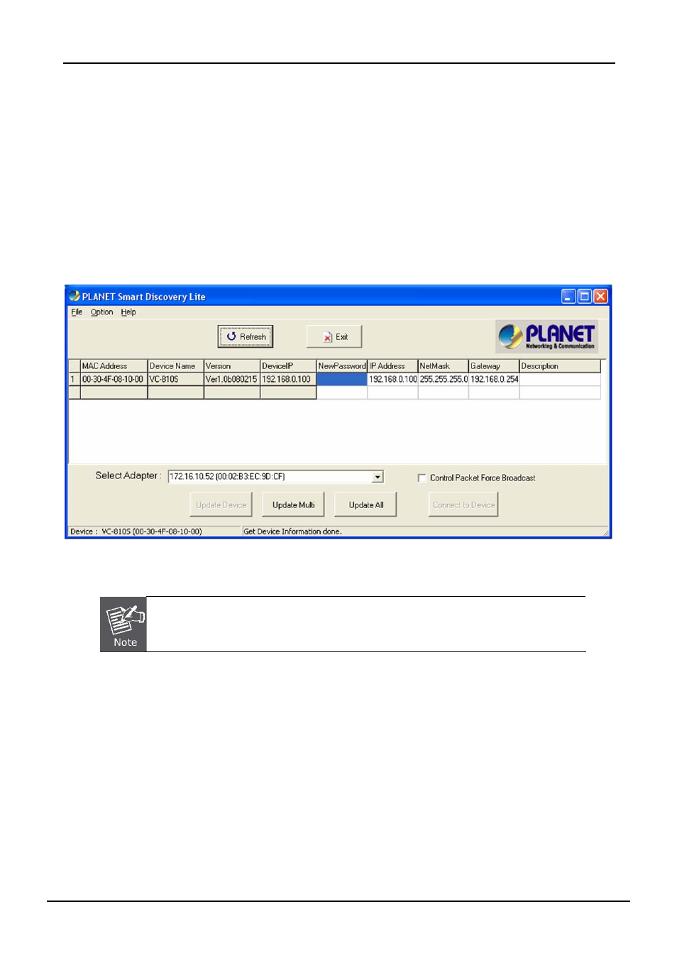 Appendix b, Planet smart discovery utility, Planet | Mart, Iscovery, Tility | PLANET VC-810S User Manual | Page 80 / 82