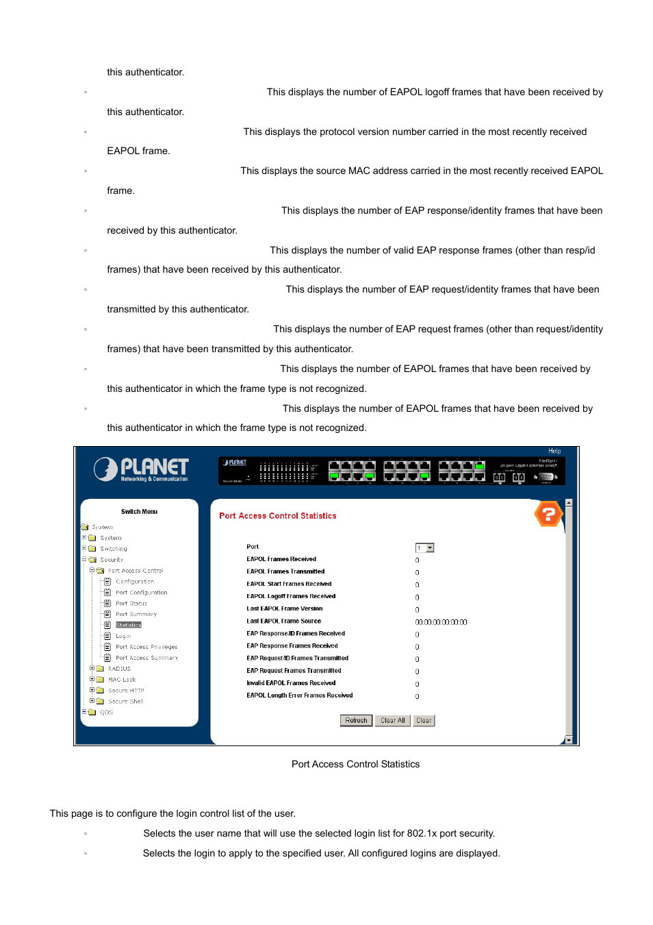 PLANET WGS3-24000 User Manual | Page 150 / 526