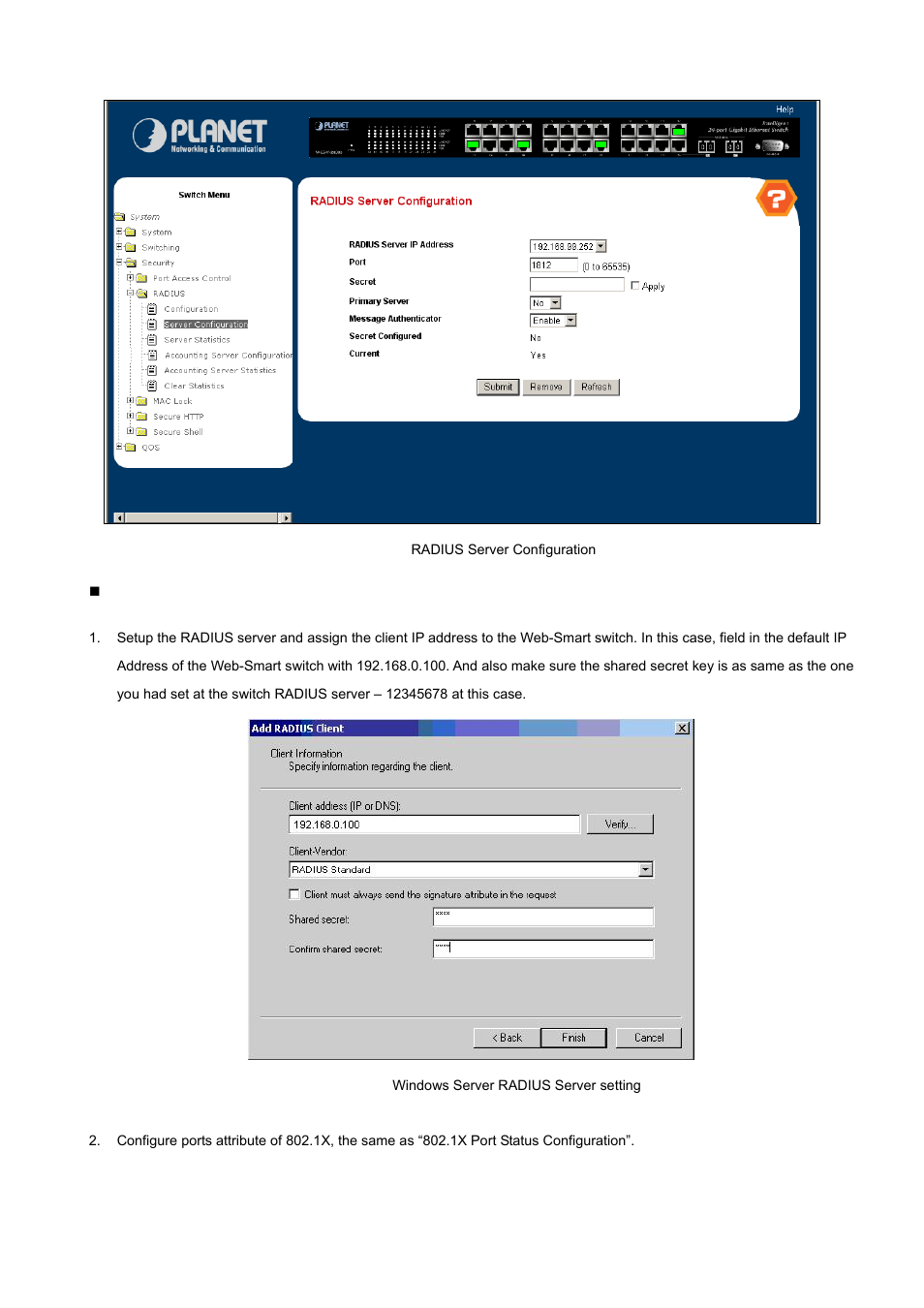 PLANET WGS3-24000 User Manual | Page 156 / 526