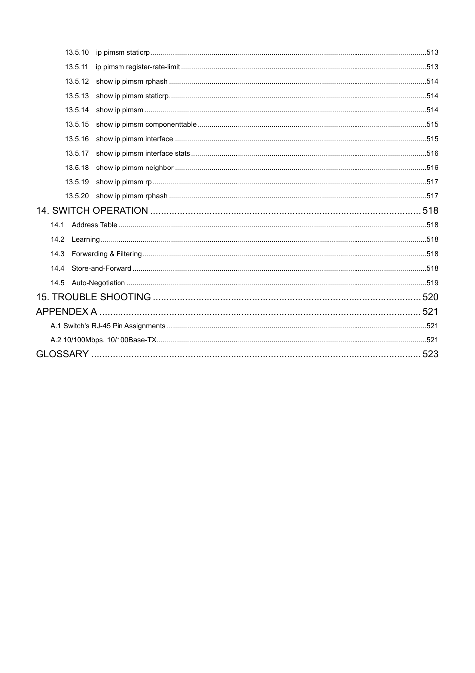 PLANET WGS3-24000 User Manual | Page 18 / 526