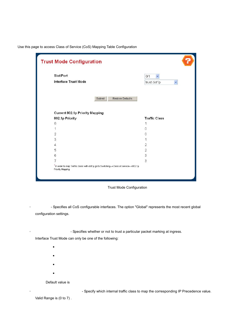 5 class of service | PLANET WGS3-24000 User Manual | Page 191 / 526
