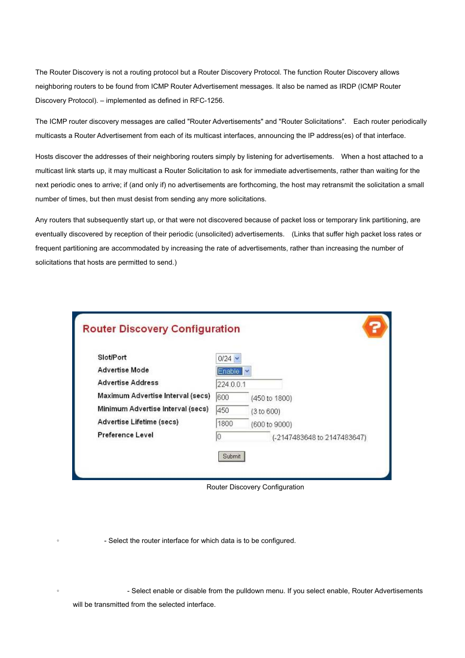 8 router discovery | PLANET WGS3-24000 User Manual | Page 256 / 526