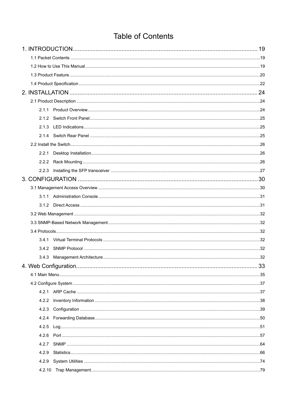 PLANET WGS3-24000 User Manual | Page 3 / 526