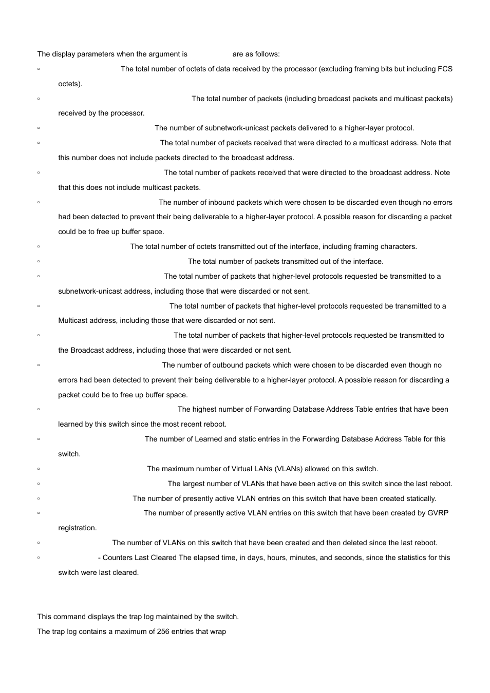 6 show logging | PLANET WGS3-24000 User Manual | Page 329 / 526