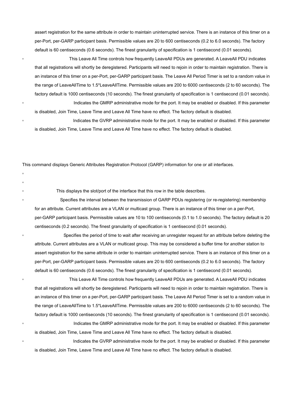 37 show gvrp configuration | PLANET WGS3-24000 User Manual | Page 357 / 526