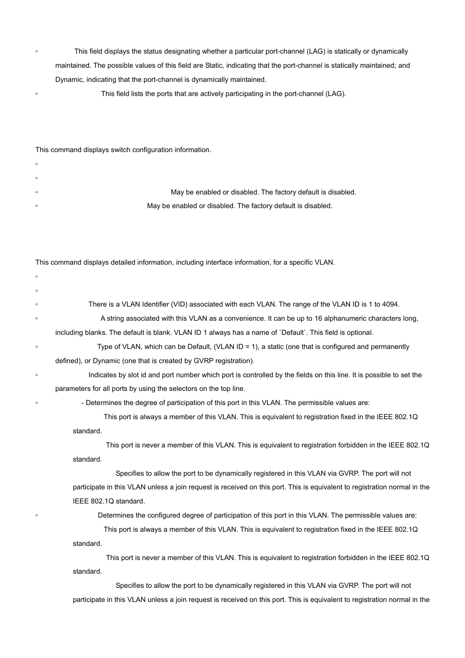 49 show storm-control, 50 show vlan | PLANET WGS3-24000 User Manual | Page 362 / 526