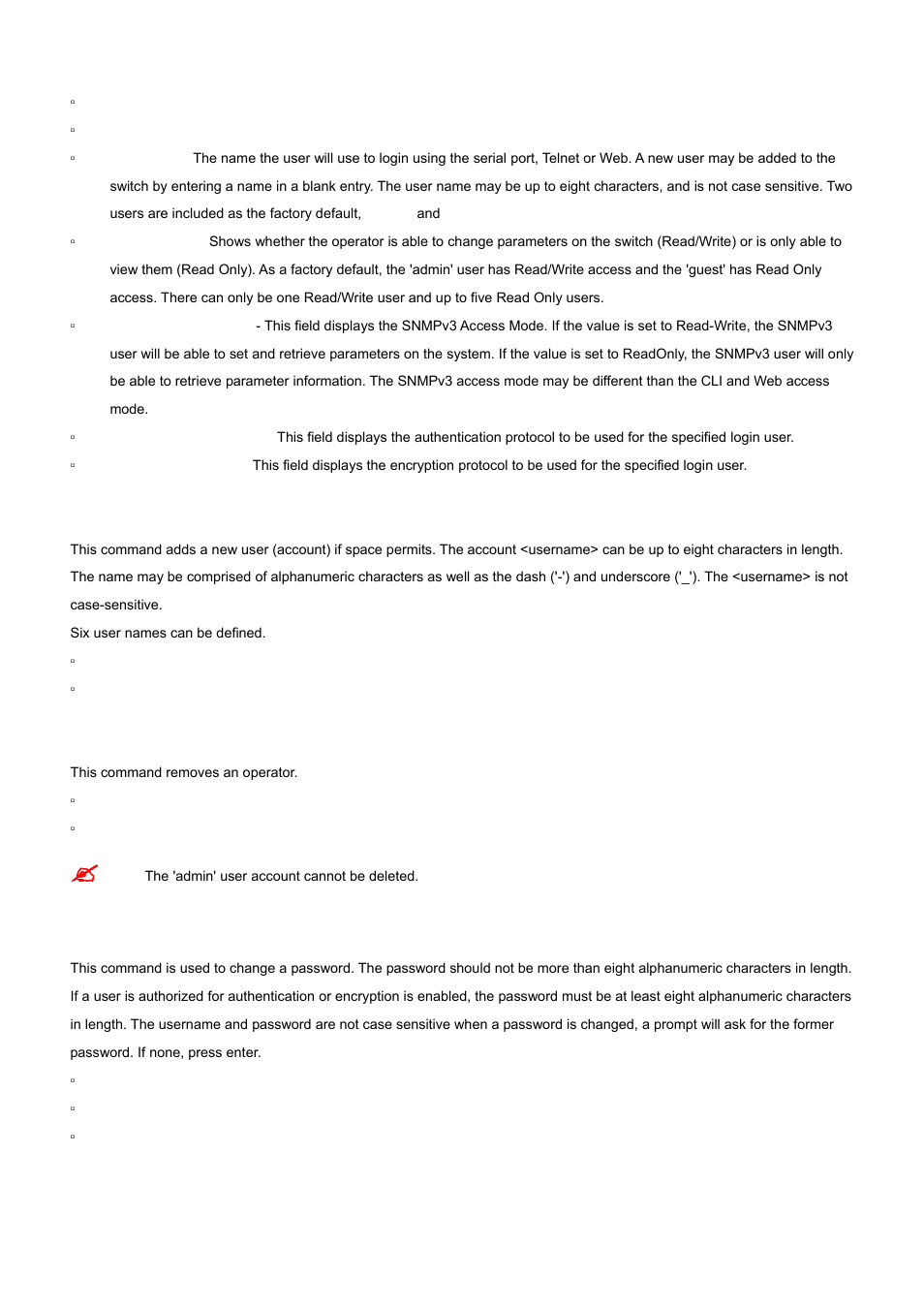 4 users name, 5 users passwd | PLANET WGS3-24000 User Manual | Page 373 / 526