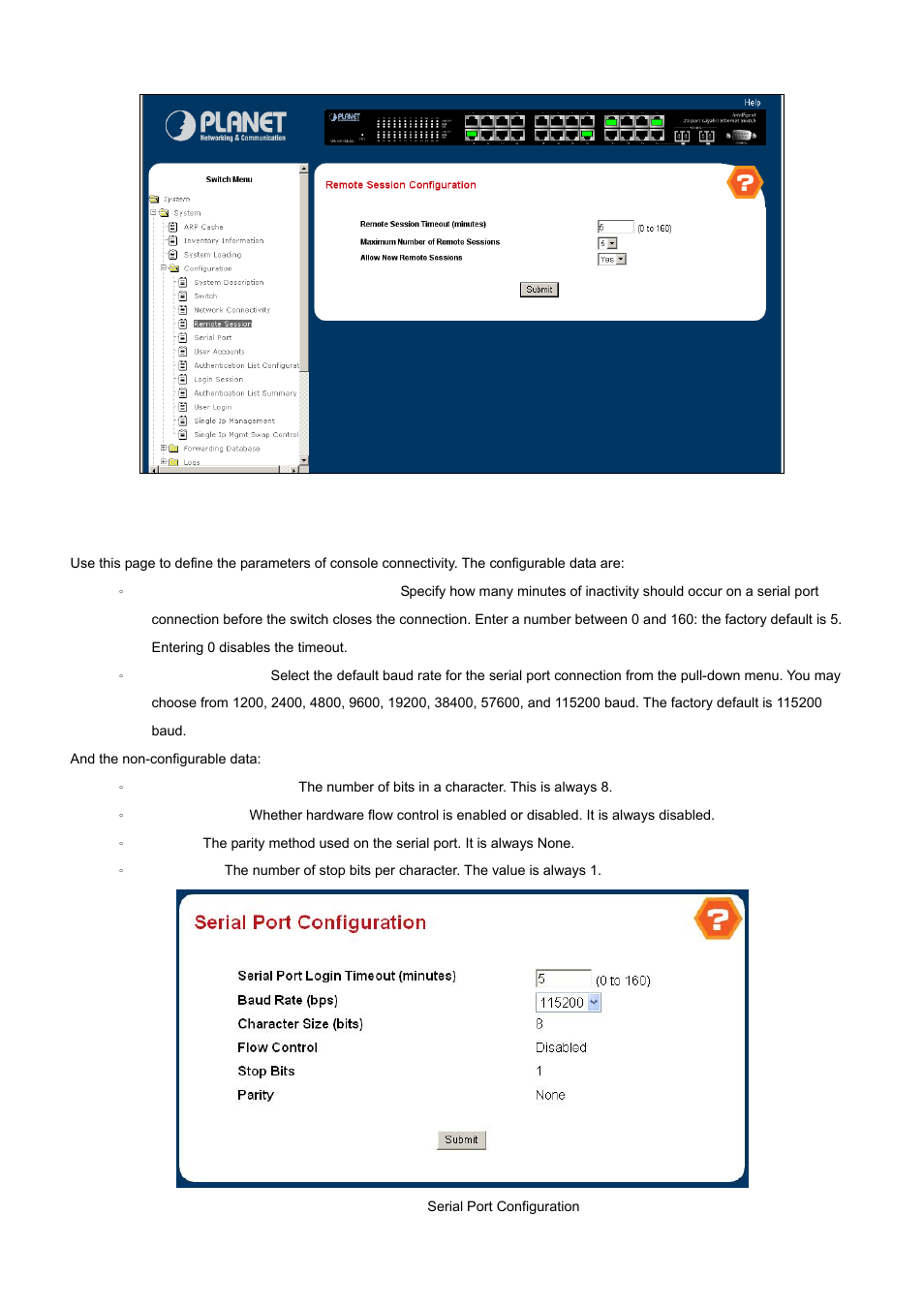 PLANET WGS3-24000 User Manual | Page 44 / 526