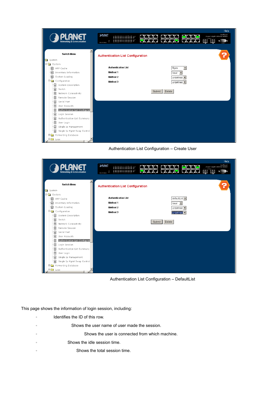 PLANET WGS3-24000 User Manual | Page 47 / 526