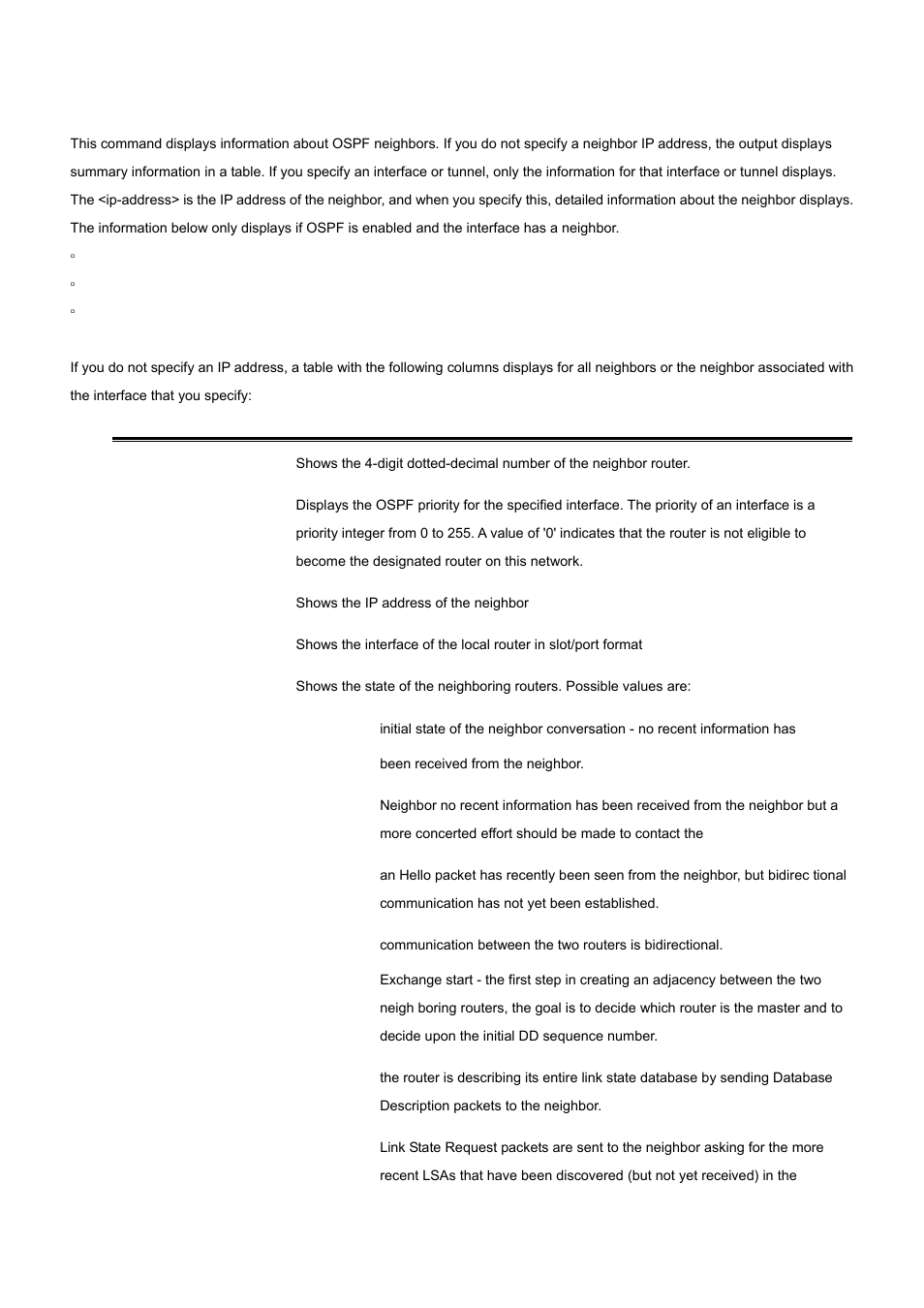 51 show ip ospf neighbor | PLANET WGS3-24000 User Manual | Page 473 / 526