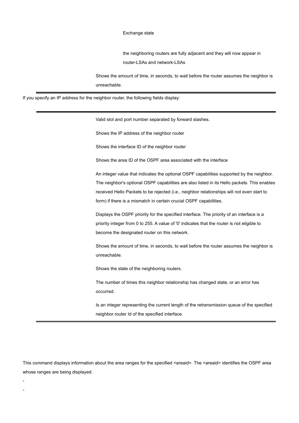 52 show ip ospf range | PLANET WGS3-24000 User Manual | Page 474 / 526