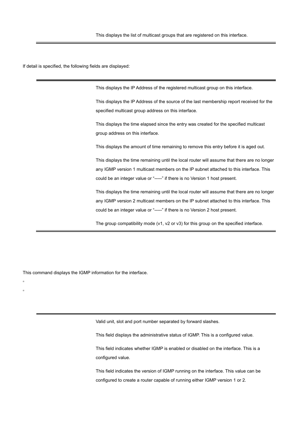 17 show ip igmp interface | PLANET WGS3-24000 User Manual | Page 504 / 526