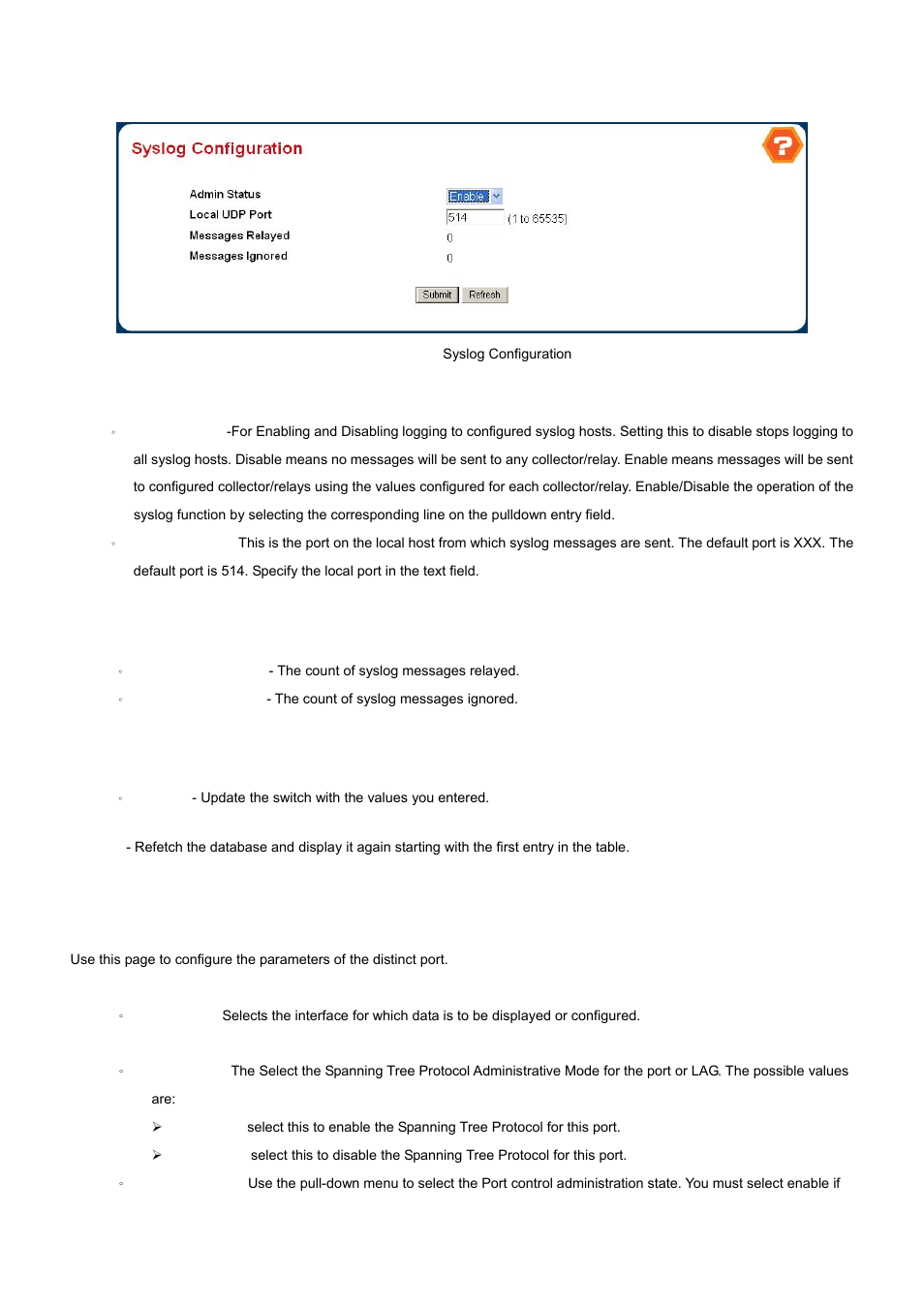 6 port | PLANET WGS3-24000 User Manual | Page 57 / 526