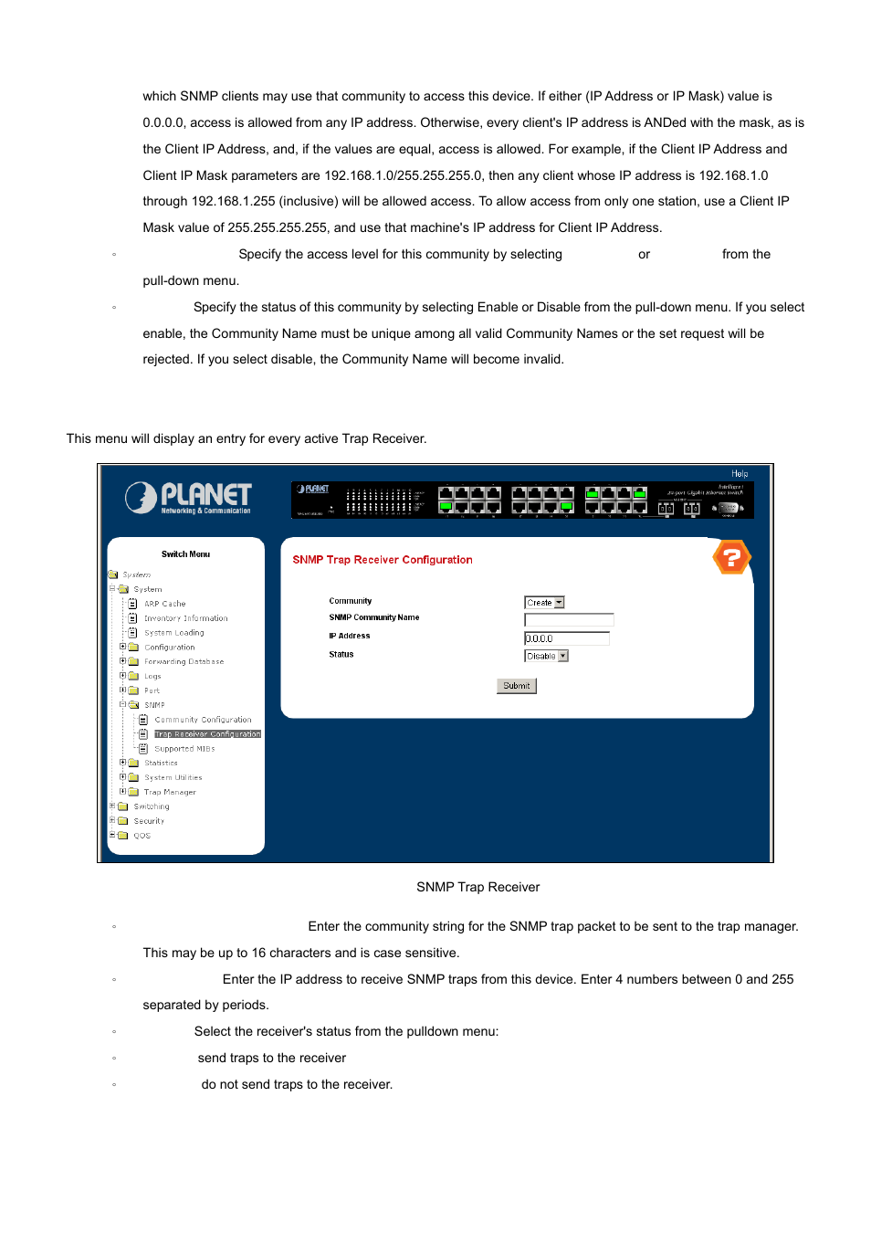 PLANET WGS3-24000 User Manual | Page 65 / 526