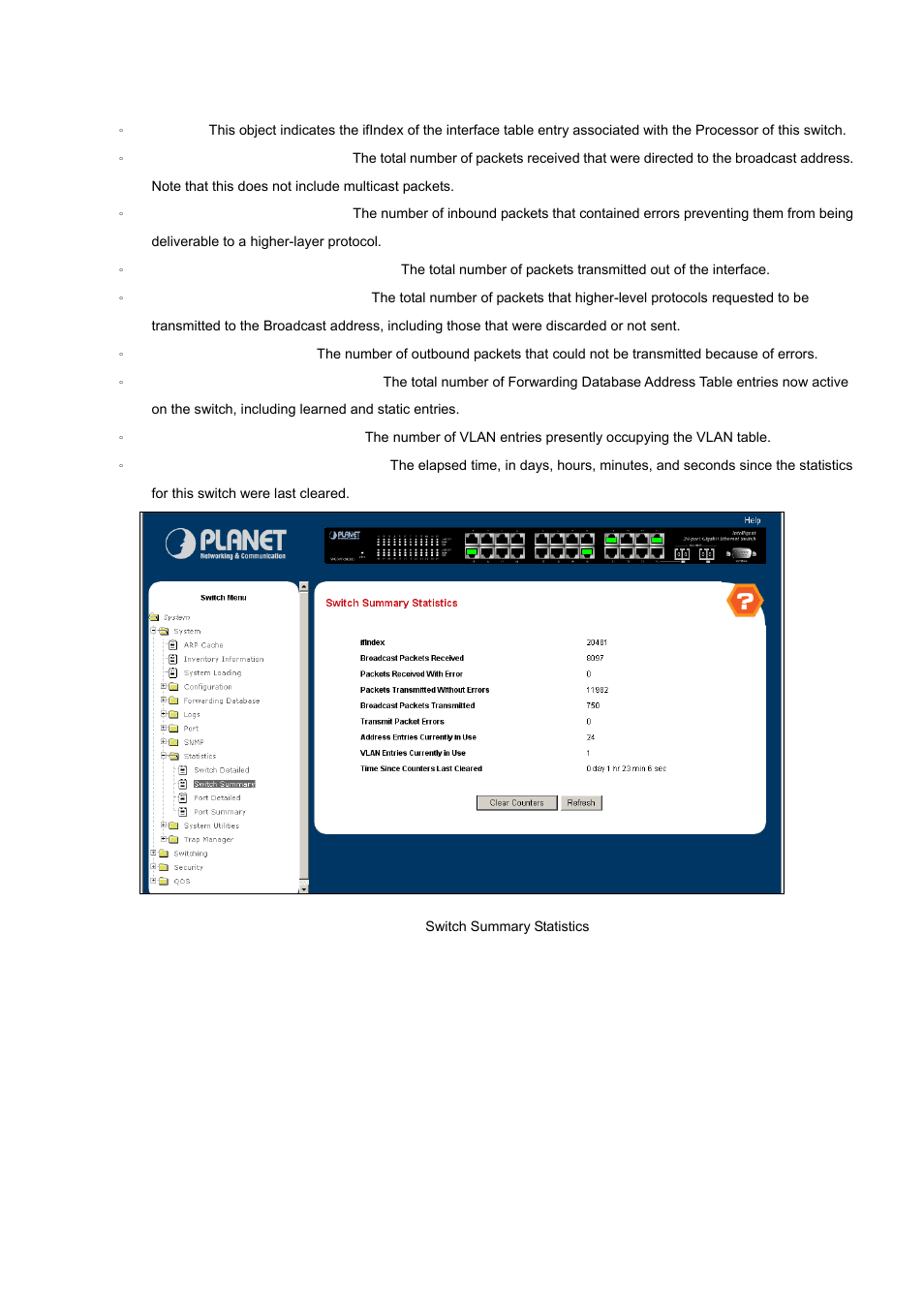 PLANET WGS3-24000 User Manual | Page 68 / 526