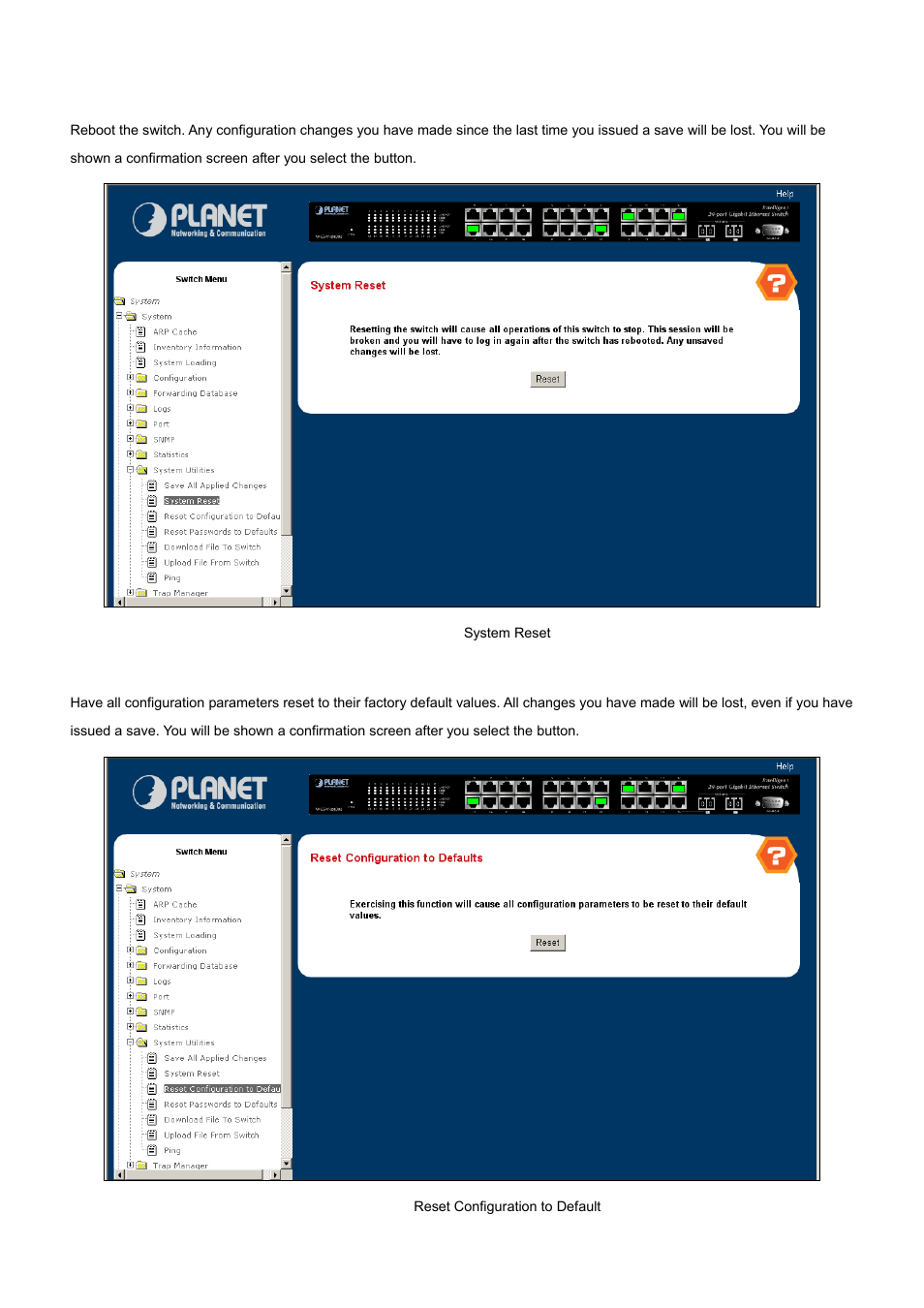 PLANET WGS3-24000 User Manual | Page 75 / 526