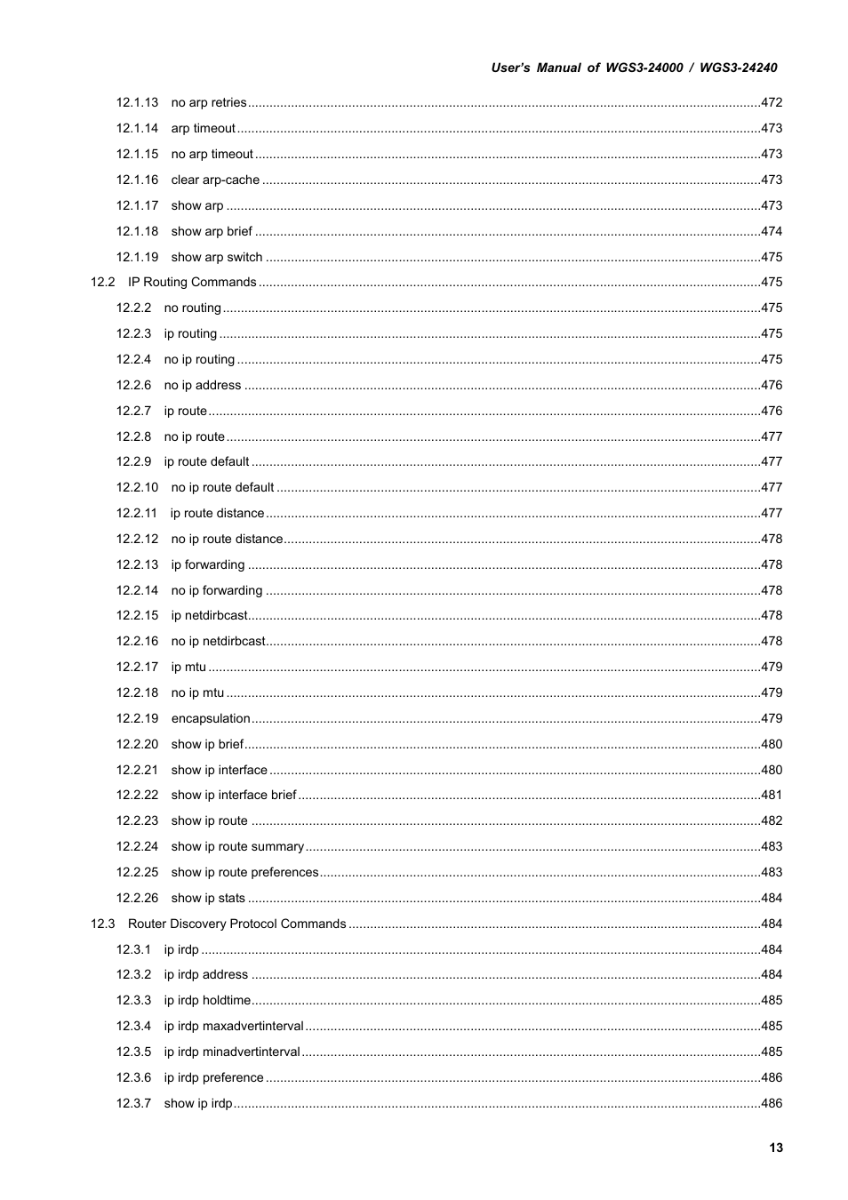 PLANET WGS3-24240 User Manual | Page 13 / 570
