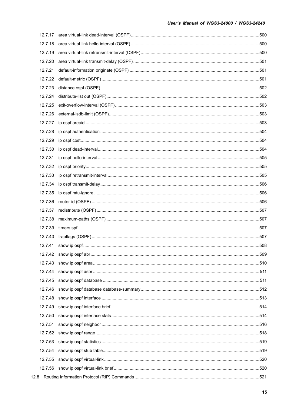 PLANET WGS3-24240 User Manual | Page 15 / 570