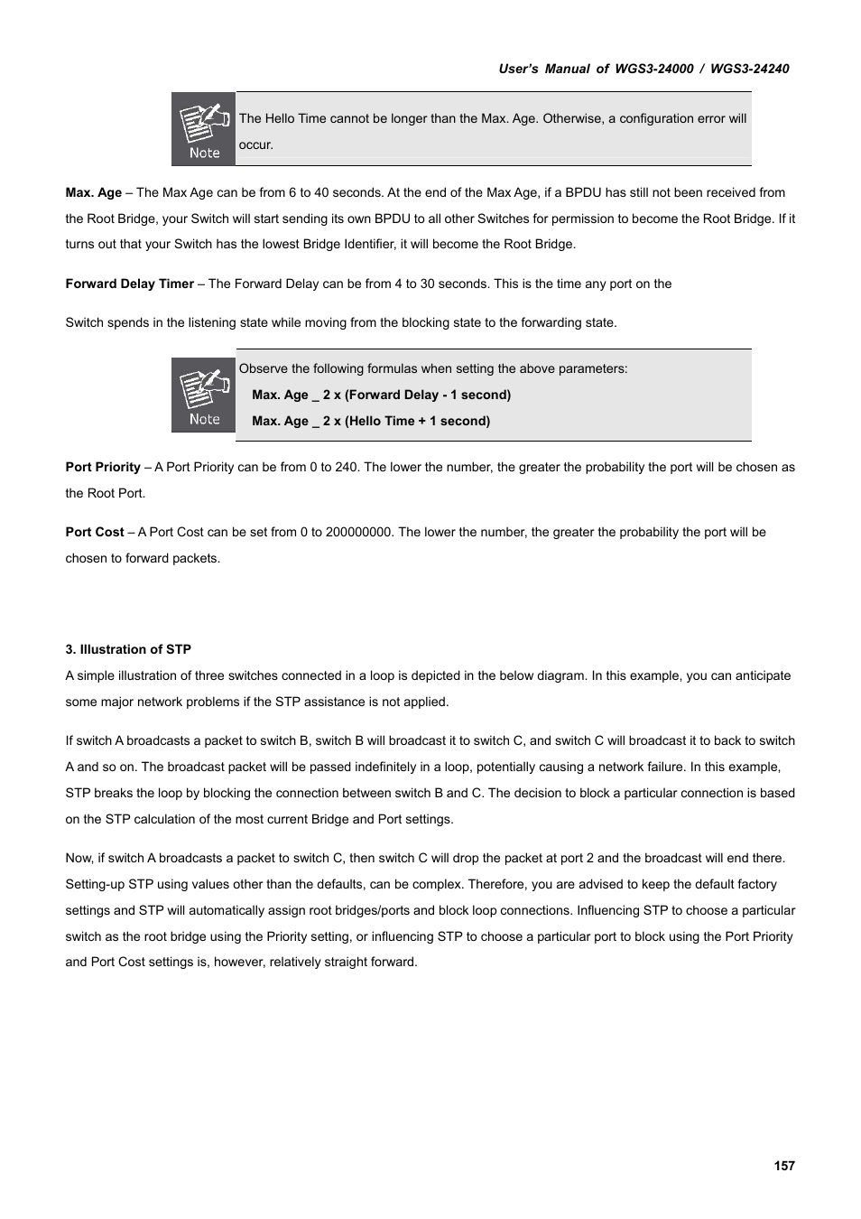 PLANET WGS3-24240 User Manual | Page 157 / 570