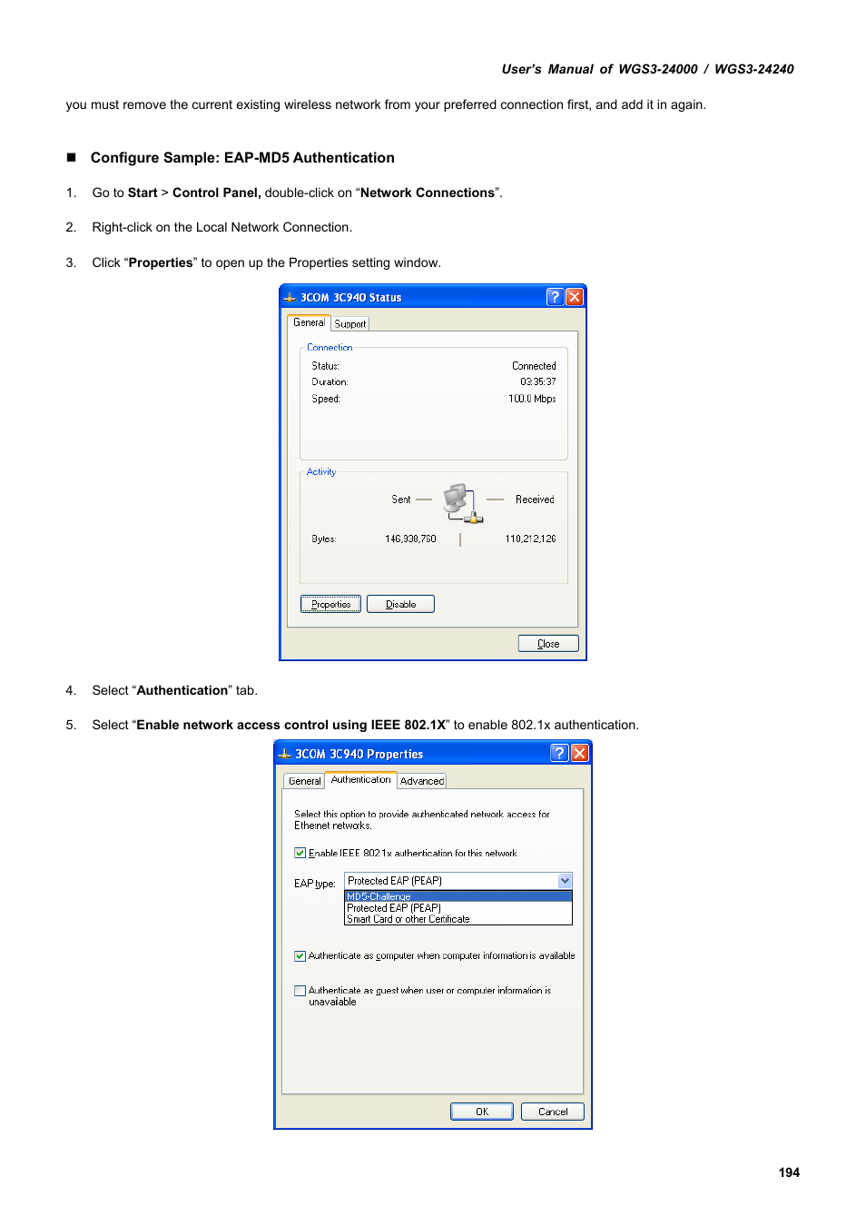 PLANET WGS3-24240 User Manual | Page 194 / 570