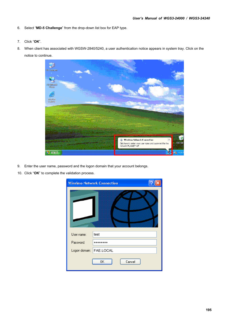 PLANET WGS3-24240 User Manual | Page 195 / 570