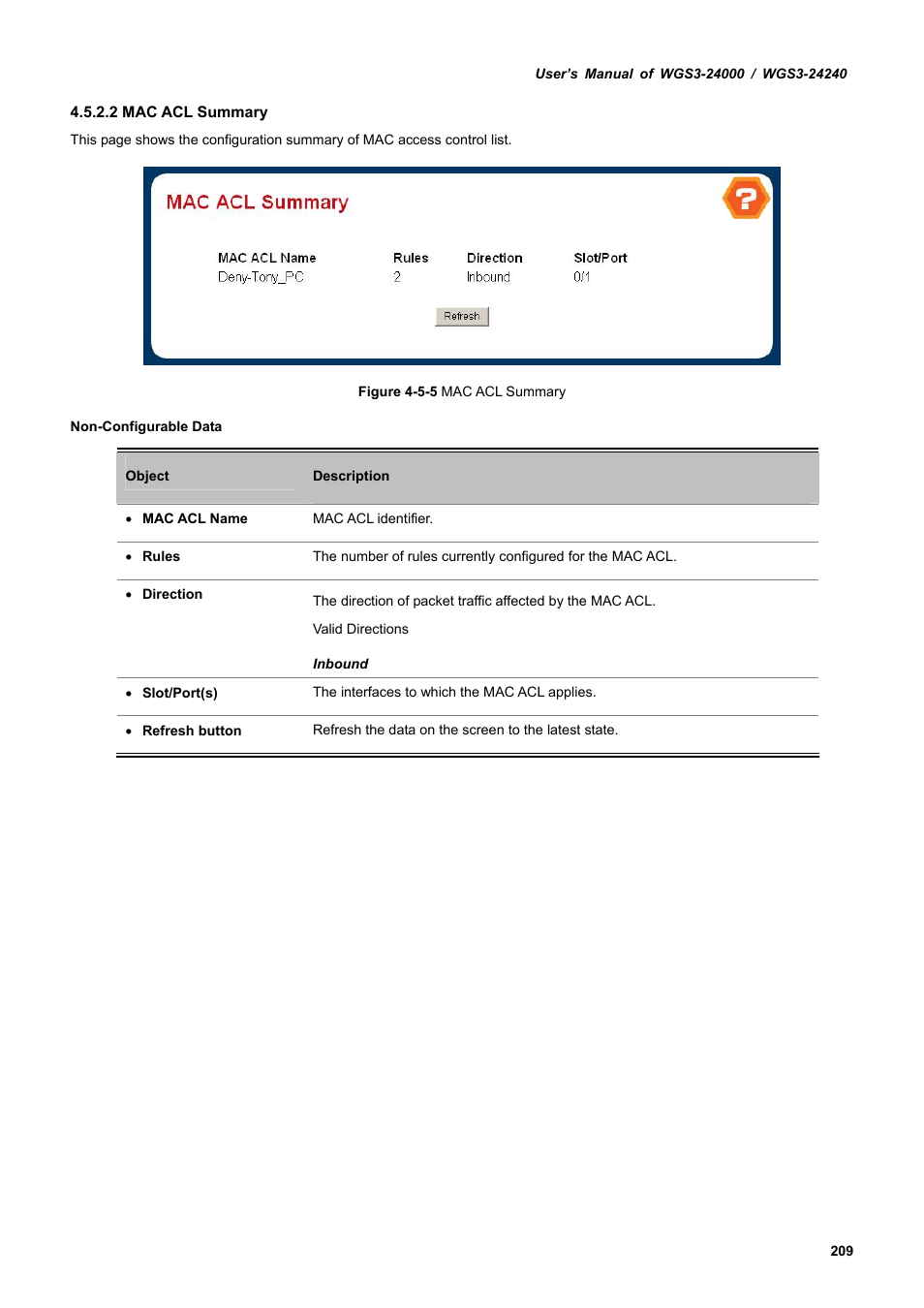 PLANET WGS3-24240 User Manual | Page 209 / 570
