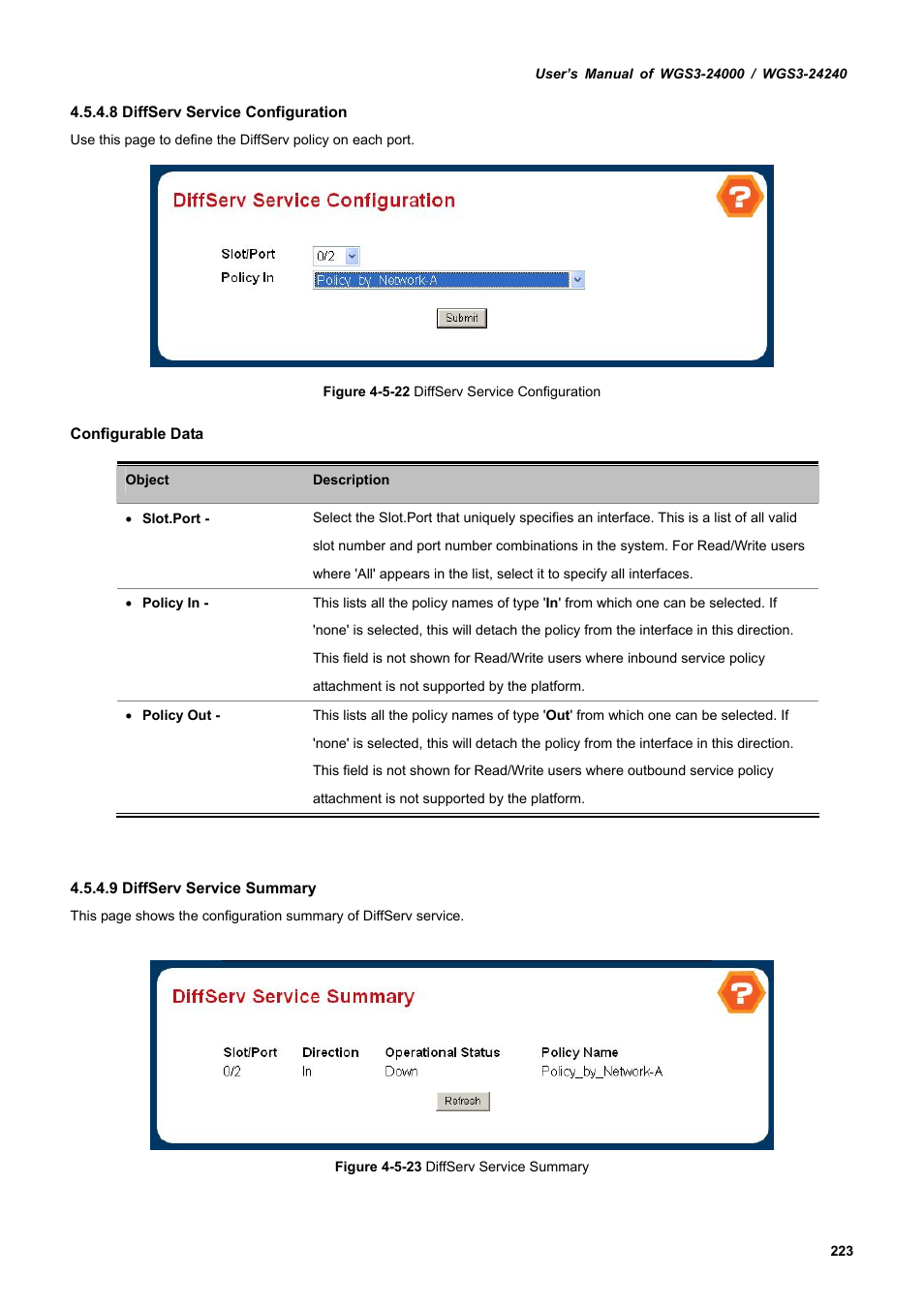 PLANET WGS3-24240 User Manual | Page 223 / 570