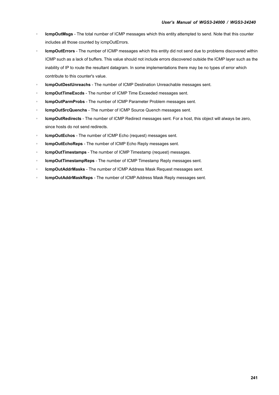 PLANET WGS3-24240 User Manual | Page 241 / 570