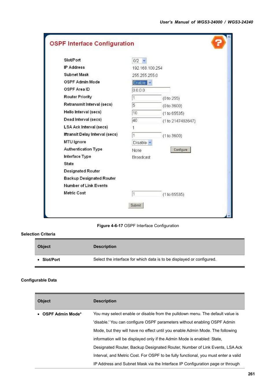 PLANET WGS3-24240 User Manual | Page 261 / 570