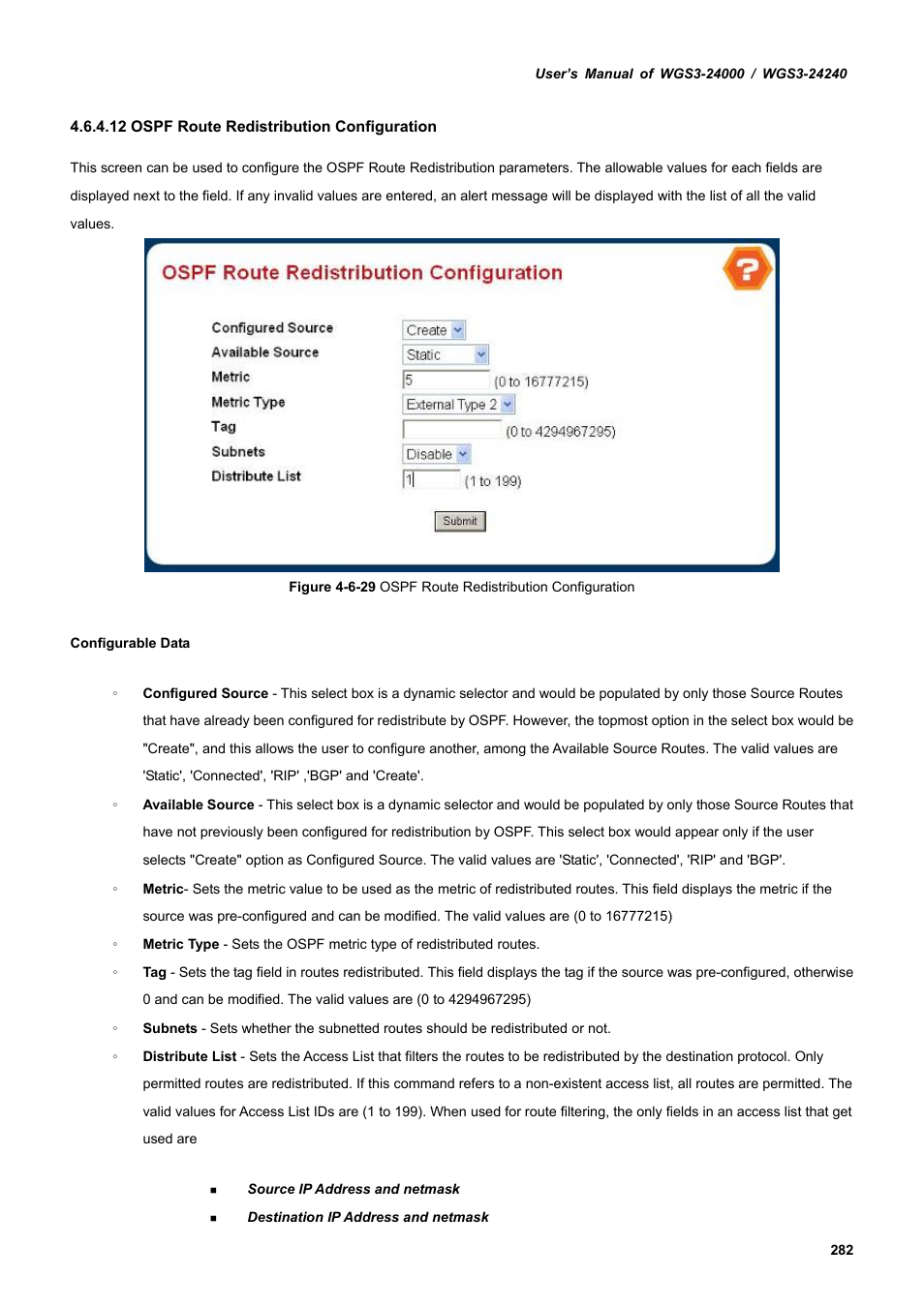 PLANET WGS3-24240 User Manual | Page 282 / 570