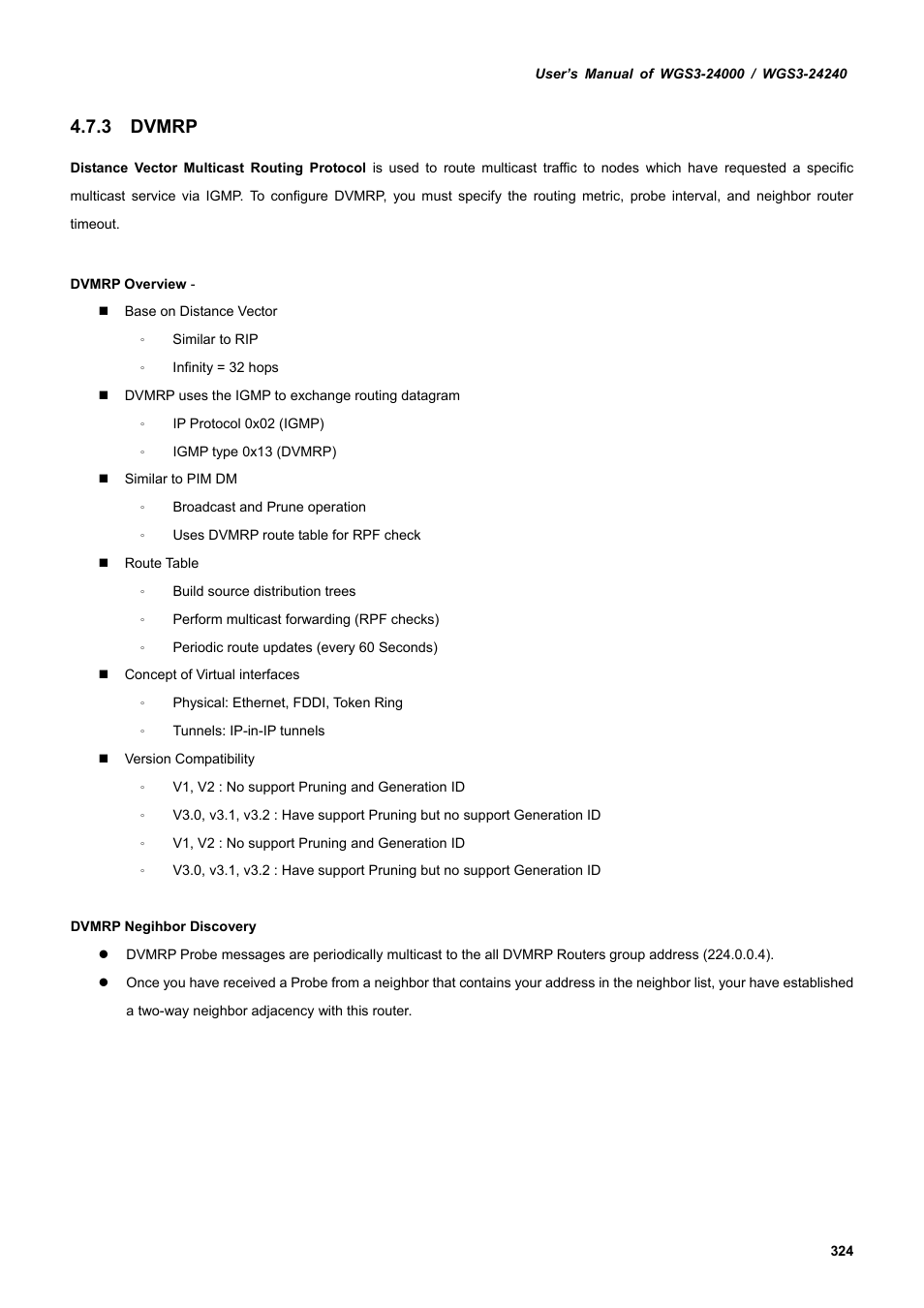 3 dvmrp | PLANET WGS3-24240 User Manual | Page 324 / 570