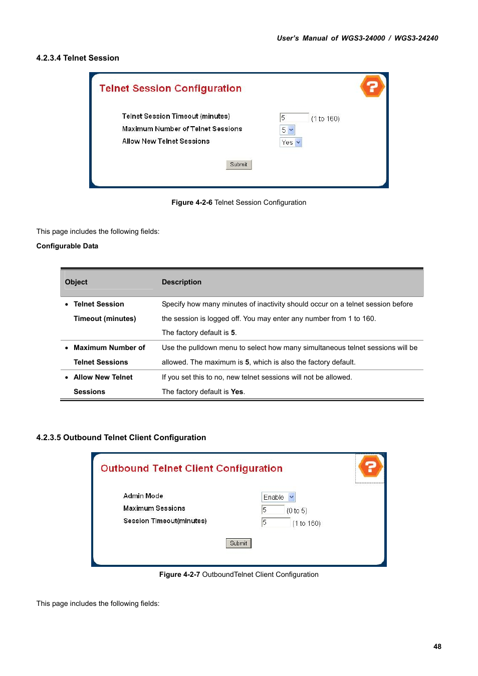 PLANET WGS3-24240 User Manual | Page 48 / 570