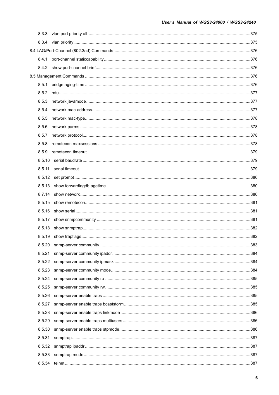 PLANET WGS3-24240 User Manual | Page 6 / 570