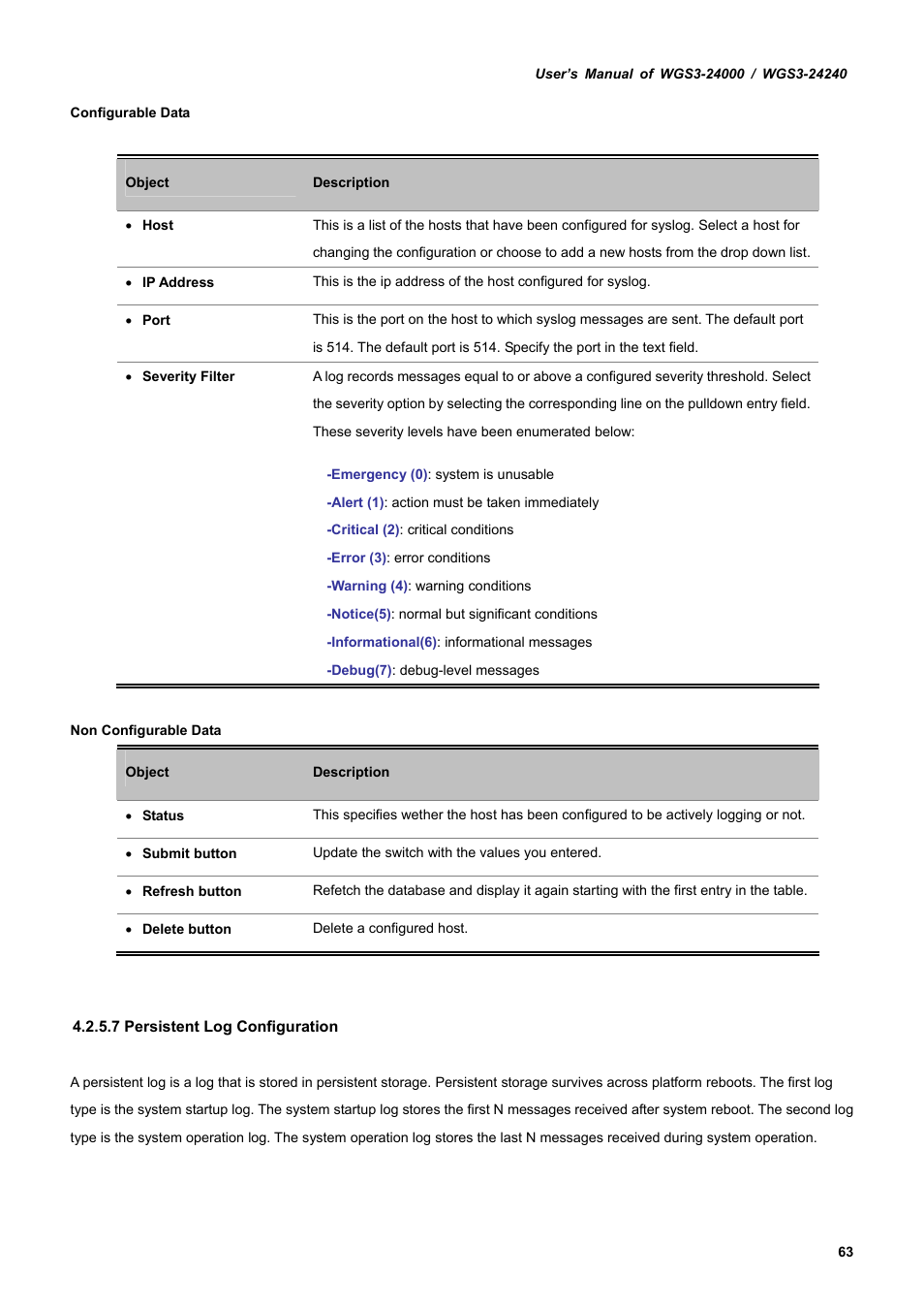 PLANET WGS3-24240 User Manual | Page 63 / 570
