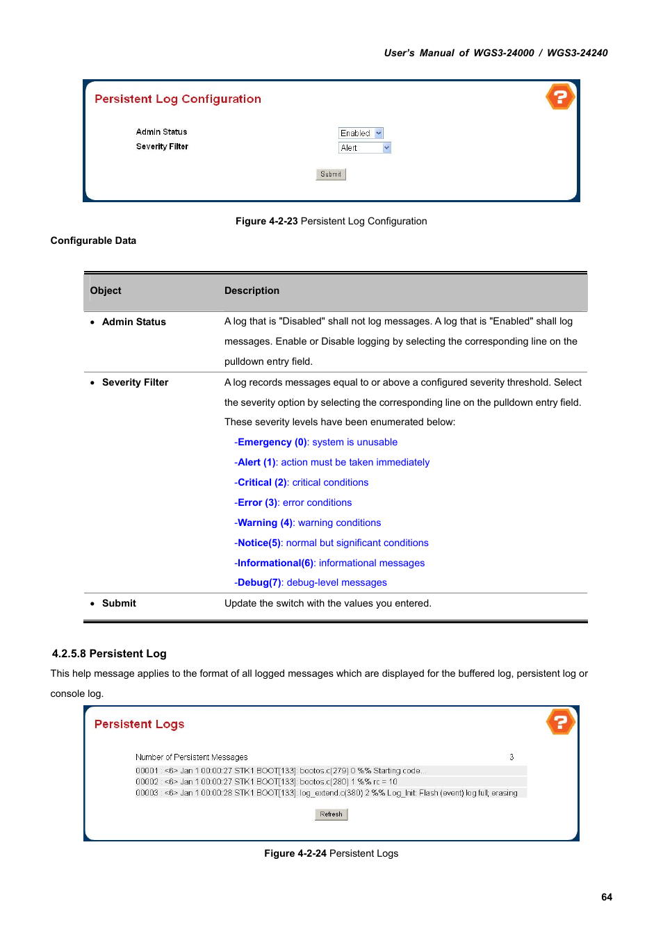 PLANET WGS3-24240 User Manual | Page 64 / 570