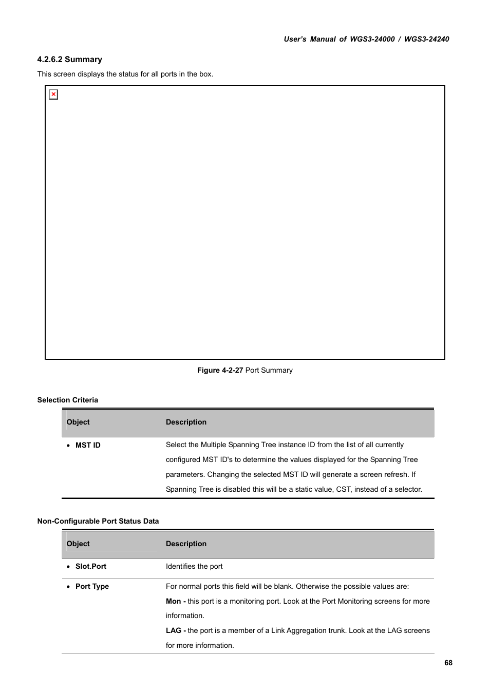 PLANET WGS3-24240 User Manual | Page 68 / 570