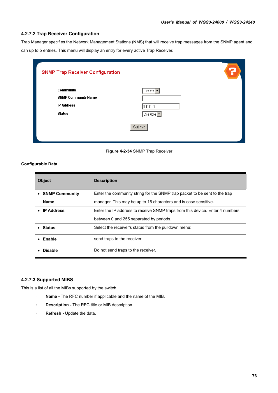 PLANET WGS3-24240 User Manual | Page 76 / 570