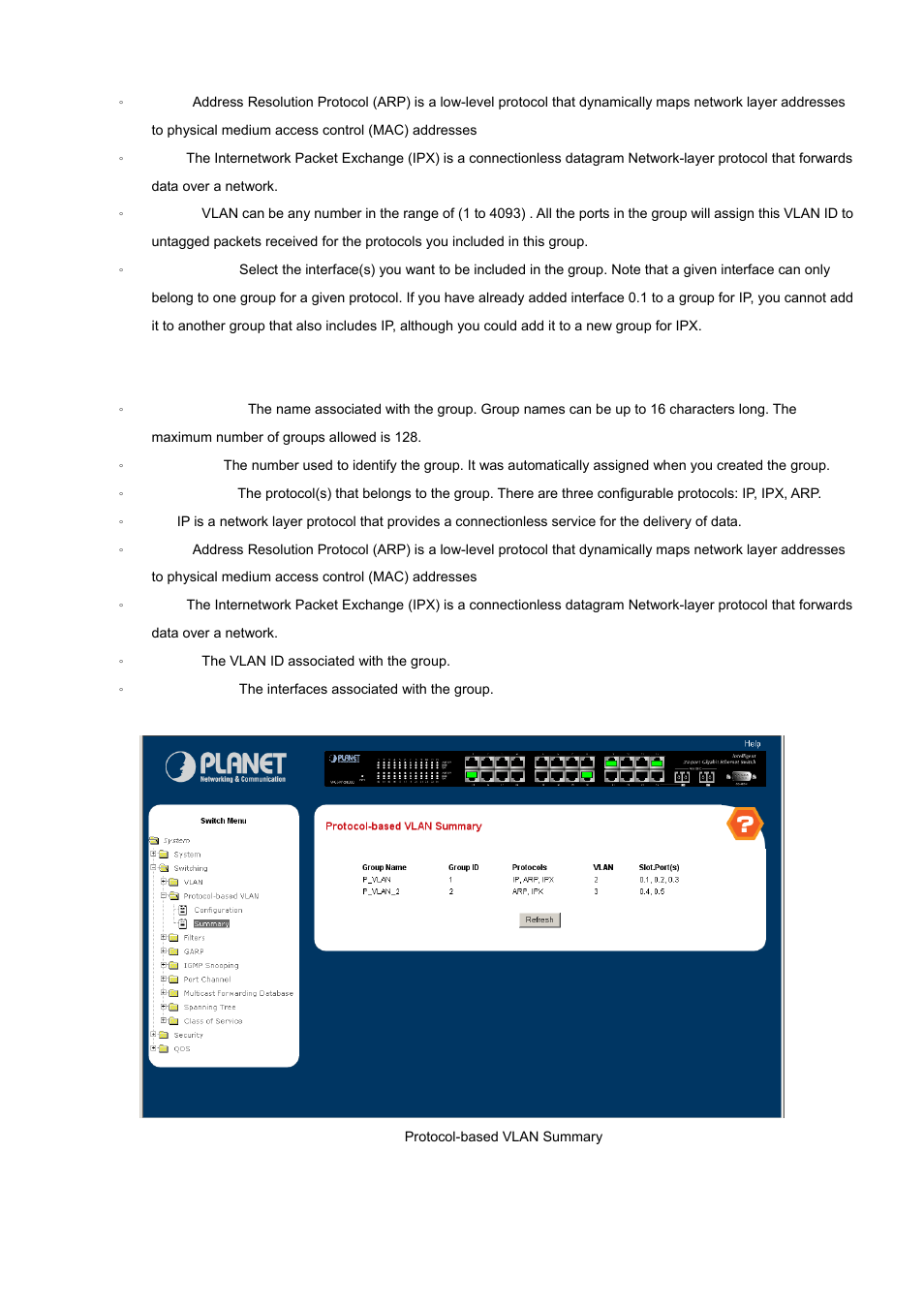PLANET WGS3-2820 User Manual | Page 105 / 528