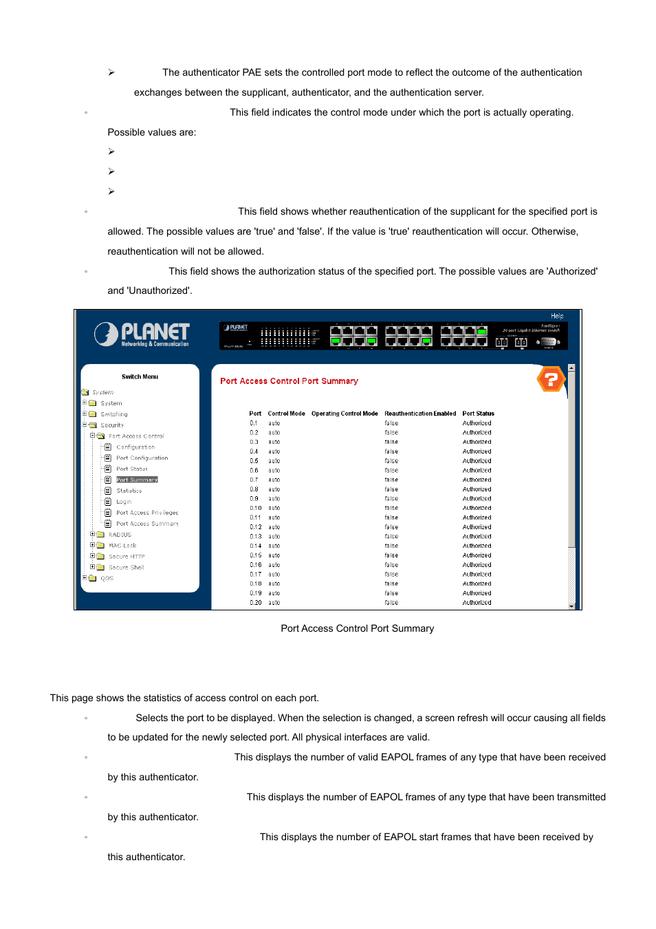 PLANET WGS3-2820 User Manual | Page 151 / 528