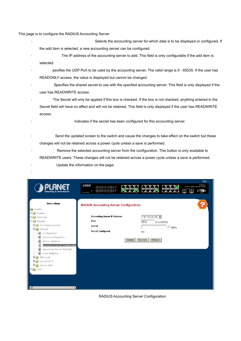 PLANET WGS3-2820 User Manual | Page 163 / 528